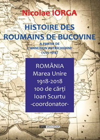 coperta carte histoire des roumains de bucovine de nicolae iorga